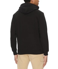 TOMMY HILFIGER TH JEANS Felpa con tasca e cappuccio black - Felpe Uomo - 2