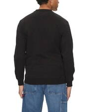 TOMMY HILFIGER TH JEANS Felpa a girocollo in cotone black - Felpe Uomo - 2