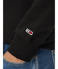 TOMMY HILFIGER TH JEANS Felpa a girocollo in cotone black - Felpe Uomo - 4