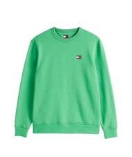 TOMMY HILFIGER TH JEANS Felpa a girocollo in cotone coastal green - Felpe Uomo - 3