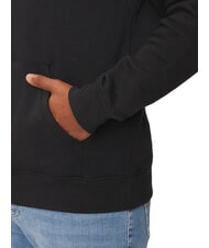 TOMMY HILFIGER TH JEANS Felpa con tasca e cappuccio black - Felpe Uomo - 4