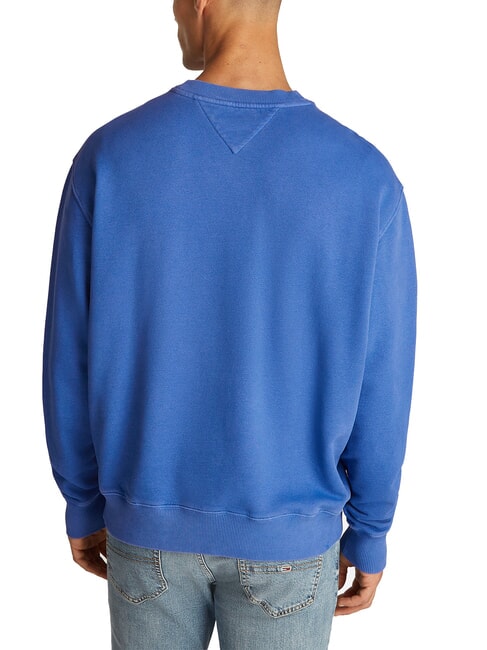 TH JEANS Felpa con logo teddy tempo blue - Felpe Uomo