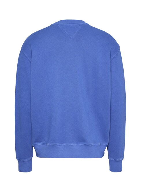 TH JEANS Felpa con logo teddy tempo blue - Felpe Uomo