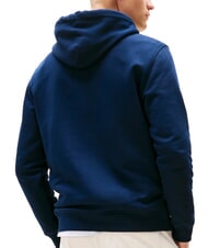 TOMMY HILFIGER TH JEANS Felpa cappuccio patch bandiera dark night navy - Felpe Uomo - 2