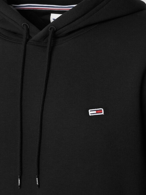 TH JEANS Felpa con cappuccio regular fit black - Felpe Uomo