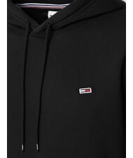TOMMY HILFIGER TH JEANS Felpa con cappuccio regular fit black - Felpe Uomo - 3