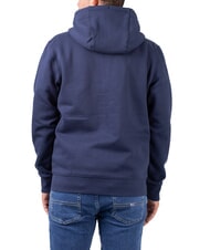 TOMMY HILFIGER TH JEANS Felpa full zip con cappuccio twilight navy - Felpe Uomo - 2