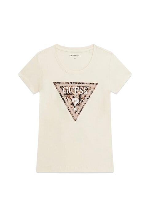 LEO TRIANGLE T-Shirt a maniche corte pearl white - T-shirt e Top Donna