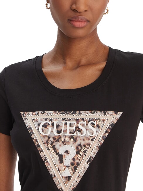 LEO TRIANGLE T-Shirt a maniche corte jetbla - T-shirt e Top Donna