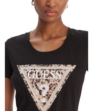GUESS LEO TRIANGLE T-Shirt a maniche corte jetbla - T-shirt e Top Donna - 3
