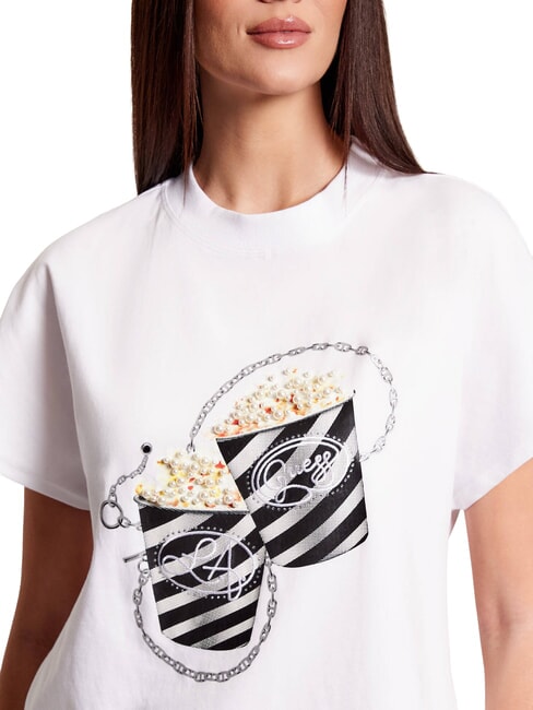 POPCORN T-Shirt in cotone purwhite - T-shirt e Top Donna