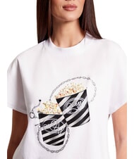 GUESS POPCORN T-Shirt in cotone purwhite - T-shirt e Top Donna - 3