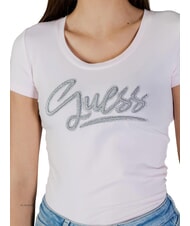 GUESS SCRIPT Maglietta purwhite - T-shirt e Top Donna - 3
