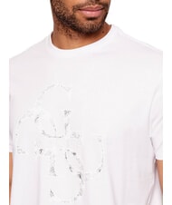 GUESS SHIMMER 4G T-Shirt in cotone purwhite - T-shirt Uomo - 3