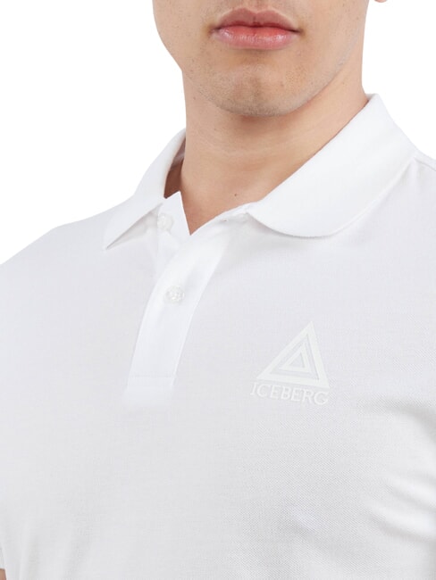 TRIANGLE Polo a maniche corte white - Polo Uomo