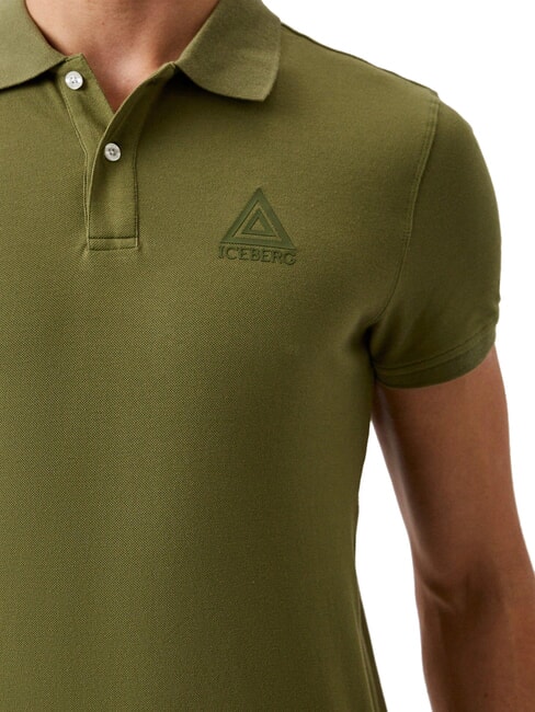TRIANGLE Polo a maniche corte military - Polo Uomo