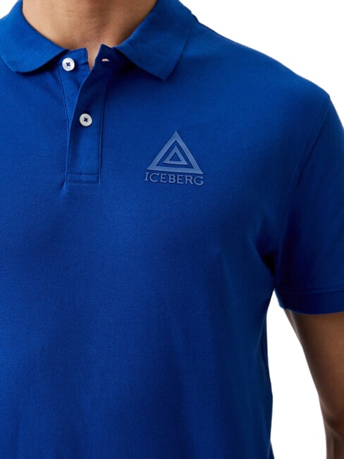 TRIANGLE Polo a maniche corte blue - Polo Uomo