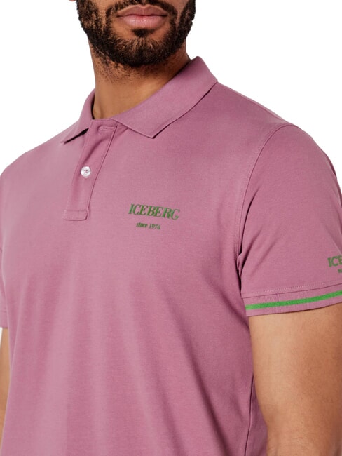 BASIC Polo in cotone ruspberry - Polo Uomo