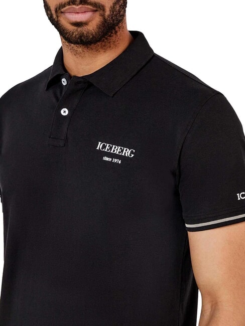 BASIC Polo in cotone black - Polo Uomo