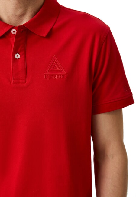 TRIANGLE Polo a maniche corte red - Polo Uomo