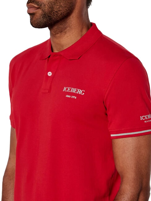 BASIC Polo in cotone red - Polo Uomo