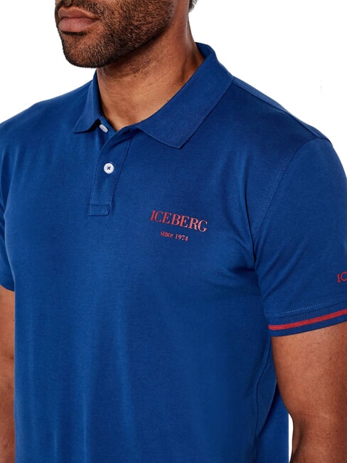 BASIC Polo in cotone blue - Polo Uomo