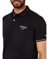 ICEBERG BASIC Polo in cotone black - Polo Uomo - 3