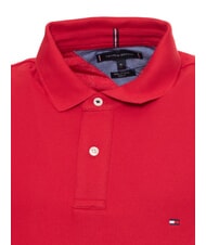 TOMMY HILFIGER TH Polo manica corta cotone pique primary red - Polo Uomo - 2