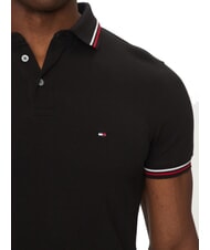 TOMMY HILFIGER TH TIPPED Polo a maniche corte slim fit black - Polo Uomo - 4