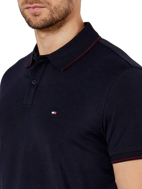 TH Polo a maniche corte linea bordino desert sky - Polo Uomo