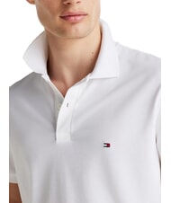 TOMMY HILFIGER TH Polo a maniche corte in cotone white - Polo Uomo - 3