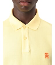 TOMMY HILFIGER TH Polo manica corta ricamo monogram citronella - Polo Uomo - 3