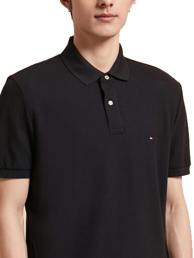 TH Polo manica corta in cotone ck black - Polo Uomo