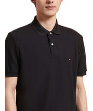 TOMMY HILFIGER TH Polo manica corta in cotone ck black - Polo Uomo - 3