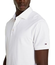 TOMMY HILFIGER TH Polo a maniche corte logo manica optic white - Polo Uomo - 3