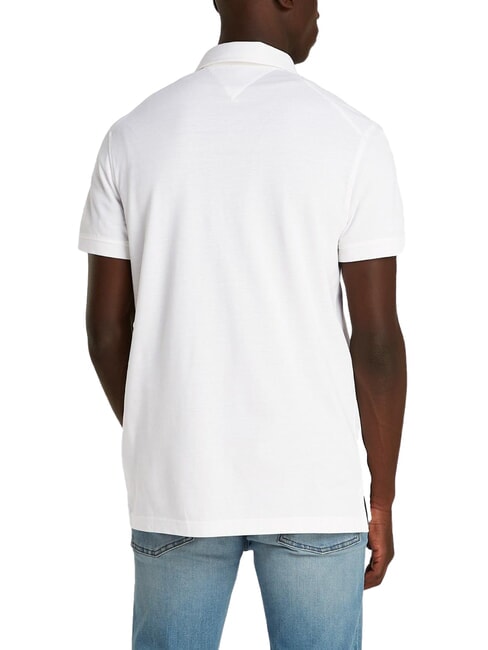 TH Polo a maniche corte logo manica optic white - Polo Uomo