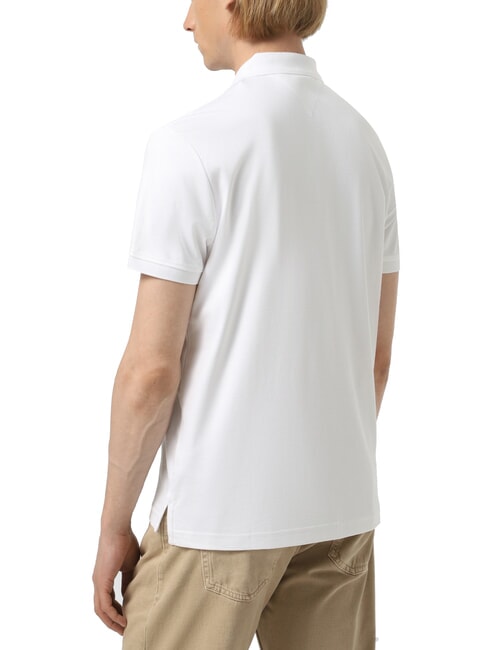 TH Polo in cotone a maniche corte white - Polo Uomo
