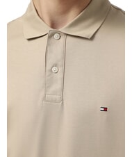 TOMMY HILFIGER TH Polo in cotone a maniche corte sandalwood - Polo Uomo - 3