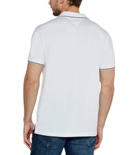 TOMMY HILFIGER TH Polo a maniche corte linea bordino white - Polo Uomo - 2