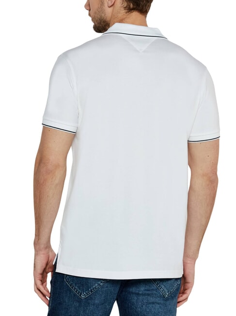 TH Polo a maniche corte linea bordino white - Polo Uomo