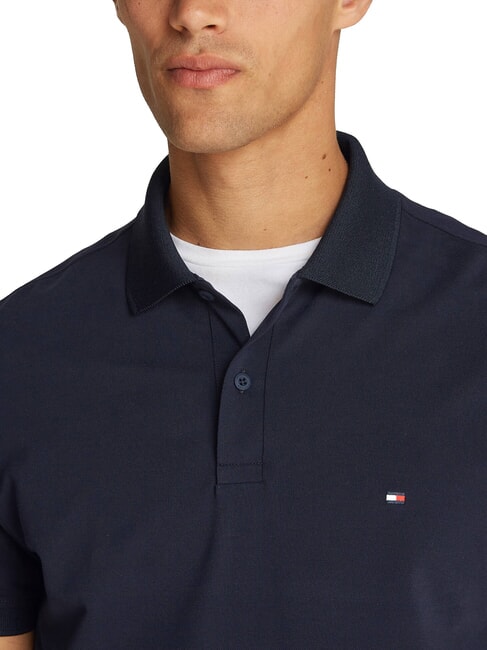 TH Polo a maniche corte in cotone desert sky - Polo Uomo