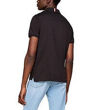 TOMMY HILFIGER TH Polo a maniche corte nastro colletto black - Polo Uomo - 2