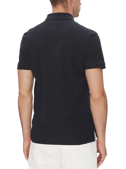 TH Polo manica corta ricamo monogram desert sky - Polo Uomo