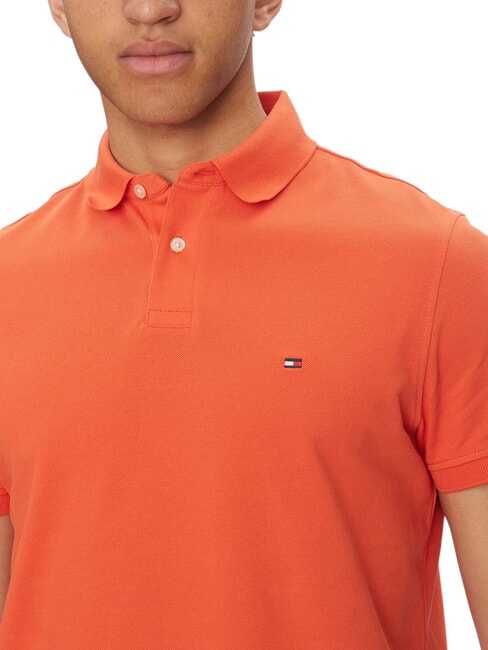 TH Polo a maniche corte regular fit brilliant orange - Polo Uomo
