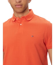 TOMMY HILFIGER TH Polo a maniche corte regular fit brilliant orange - Polo Uomo - 3