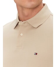 TOMMY HILFIGER TH Polo a maniche corte regular fit sandalwood - Polo Uomo - 3
