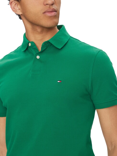 TH Polo a maniche corte regular fit nouveau green - Polo Uomo