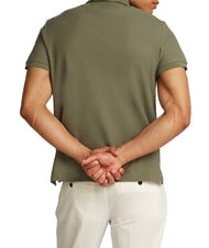 TOMMY HILFIGER TH Polo manica corta ricamo monogram battle green - Polo Uomo - 2