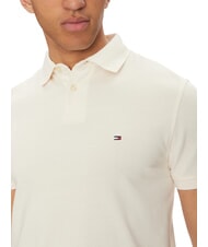 TOMMY HILFIGER TH Polo a maniche corte regular fit ivory petal - Polo Uomo - 3