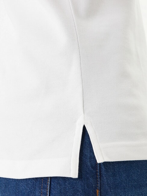 TH Polo a maniche corte regular fit white - Polo Uomo